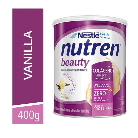 IMAGEM 1-NUTREN BEAUTY  VANILLA COM COLÁGENO 400G
