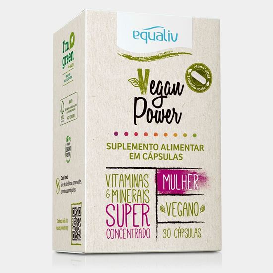 Imagem de EQUALIV VEGAN POWER MULHER X30 CAP