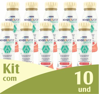 Imagem de NOVASOURCE PROLINE MORANGO 200ML KIT C 10