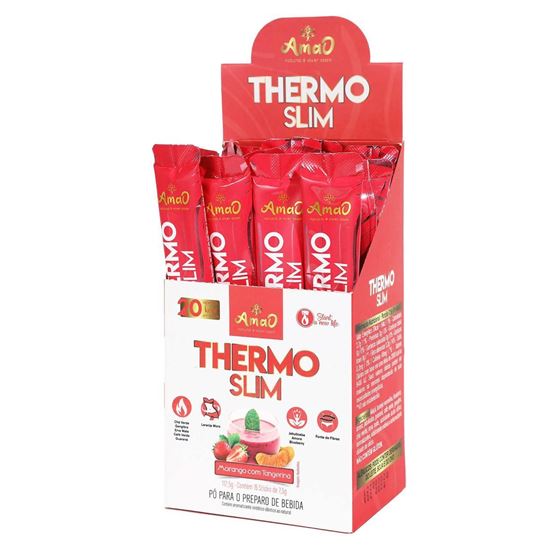 Imagem de THERMO SLIM 7,5G AMAO NUTRITION SABOR MORANGO C TANGERINA