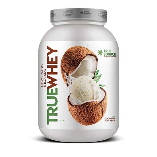 Imagem de PROTEINA TRUE WHEY COCONUT ICE CREAM 837G - TRUE SOURCE