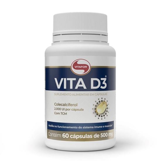 Imagem de VITA D3 60 CAPSULAS 500MG