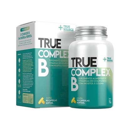 Imagem de VITAMINAS E MINERAIS TRUE COMPLEX B 90 CAPSULAS - TRUE SOURCE