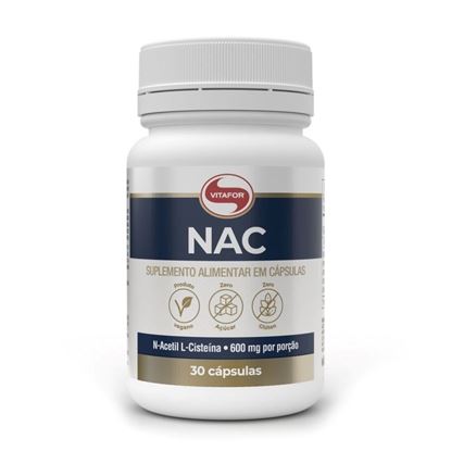 Imagem de NAC ACETIL CISTEINA 30 CAPSULAS 750MG