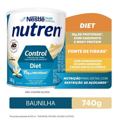 Imagem de NUTREN CONTROL PO BAUNILHA 740G
